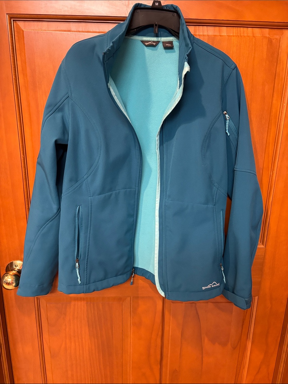 Eddie Bauer Light Teal Fleece Jacket